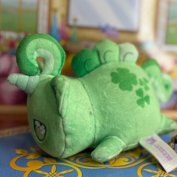 APHMAU MeeMeow | Limited Edition Green Unicorn Cat Plush - Picture 4 of 6
